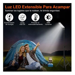 Foto 2 | Foto 2 | Lámpara Led Portátil Usb Luz De Camping Con Soporte Trípode