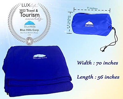 Foto 3 | Foto 3 | Venta Internacional-Manta de Viaje Bluehills color Azul con Bolsa
