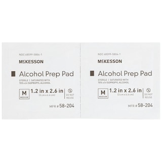 Foto 3 | Foto 3 | Almohadillas Para Preparación De Alcohol Mckesson, Estériles, Paquete Individual, 200 X 20 - Venta Internacional.