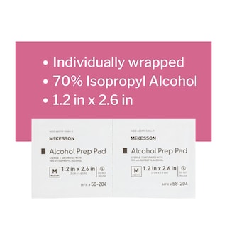 Foto 5 | Foto 5 | Almohadillas Para Preparación De Alcohol Mckesson, Estériles, Paquete Individual, 200 X 20 - Venta Internacional.