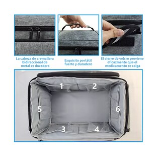 Foto 2 | Foto 2 | Botiquín Primeros Auxilios Médicos Portátiles Eo Safe Imports Esi-15653 Gris