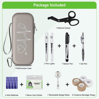 Foto 2 | Foto 2 | Juego De Estuches Para Estetoscopios Bovke  Kits De Herramientas De Enfermería Con Suministros Médicos - Venta Internacional.