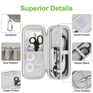 Foto 3 | Foto 3 | Juego De Estuches Para Estetoscopios Bovke  Kits De Herramientas De Enfermería Con Suministros Médicos - Venta Internacional.