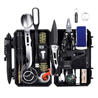 Foto 1 | Foto 1 | Kit De Supervivencia De Accesorios Para Camping 60 En1 Eo Safe Imports Esi-16853 Negro