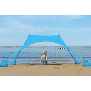 Foto 2 | Foto 2 | Toldo Portátil Cjr Azul Plegable