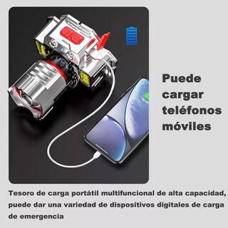 Foto 4 | Foto 4 | Lámpara De Cabeza Led Minera Recargable Accesorios Tacticos Eo Safe Imports Esi-13896 Multicolor