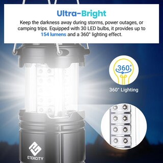 Foto 2 | Foto 2 | Lantern Etekcity Camping Essentials - Luces Led (154 Lm, 2 Unidades) - Venta Internacional.