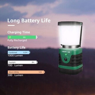 Foto 6 | Foto 6 | Farol De Camping Ever De 1000 Lúmenes, Recargable, 4400 Mah - Venta Internacional.