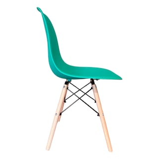 Foto 2 | Foto 2 | Sillas Eames Kecompras color Turquesa 4 Piezas