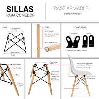 Foto 5 | Foto 5 | Set de 4 Sillas Modernas Para Comedor Andromeda Inc color Gris