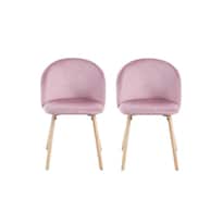 Set Sillas de Comedor Midtown Concept Rosas 2 Piezas