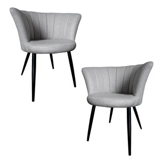 Foto 1 | Foto 1 | Juego de 2 Sillas Ilios Innova Modernas de Llino Gris para Sala o Comedor