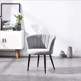 Foto 3 | Foto 3 | Juego de 2 Sillas Ilios Innova Modernas de Llino Gris para Sala o Comedor