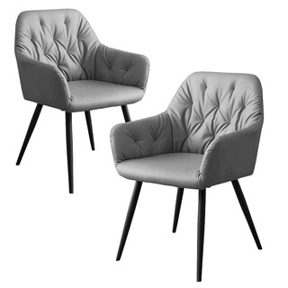 Foto 1 | Foto 1 | Set de 2 sillas de comedor gris Ilios Innova para hogar u oficina