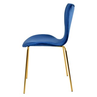 Foto 3 | Foto 3 | Juego Set 4 Sillas Rack & Pack Terciopelo Azul