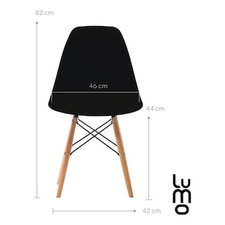 Foto 3 | Foto 3 | Set X 4 Sillas Comedor Tipo Eames Minimalistas Reforzadas