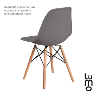 Foto 6 | Foto 6 | Set X 4 Sillas Comedor Tipo Eames Minimalistas Reforzadas