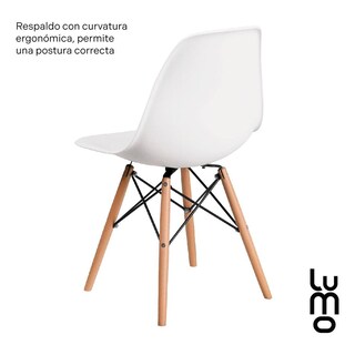 Foto 4 | Foto 4 | Set X 4 Sillas Comedor Tipo Eames Minimalistas Reforzadas