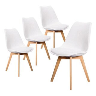 Foto 1 | Foto 1 | Set/kit 4 Silla Tulip Eames Acojinada Minimalista Moderna