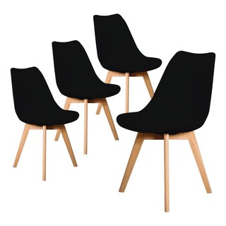 Foto 1 | Foto 1 | Set/kit 4 Silla Tulip Eames Acojinada Minimalista Moderna