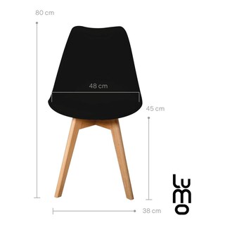 Foto 3 | Foto 3 | Set/kit 4 Silla Tulip Eames Acojinada Minimalista Moderna