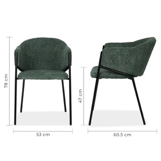 Foto 4 | Foto 4 | Set De 2 Sillas De Comedor 2101 Isolla Verde