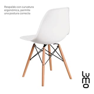 Foto 6 | Foto 6 | Set X 2 Sillas Tipo Eames Comedor Reforzadas Estructura