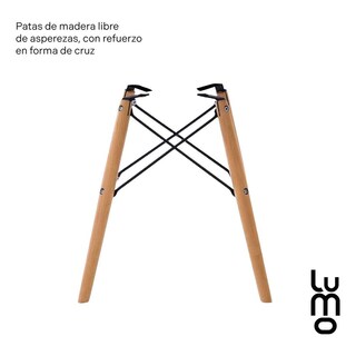 Foto 7 | Foto 7 | Set X 2 Sillas Tipo Eames Comedor Reforzadas Estructura