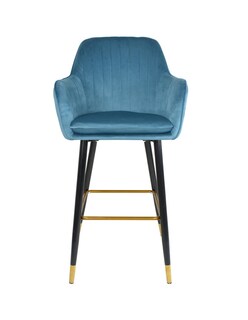 Foto 2 | Foto 2 | Silla Alta Rack & Pack Terciopelo color Azul 2 Piezas