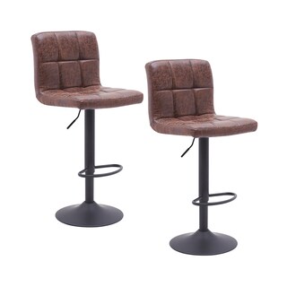 Foto 1 | Foto 1 | Par Sillas Bancos Altos Bilbao VANLIG para Desayunador Barra Comedor color Café