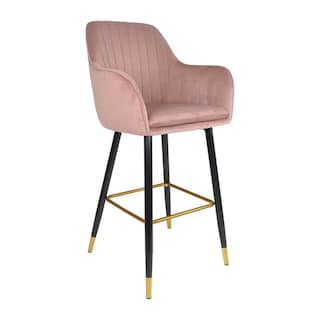 Foto 1 | Foto 1 | Silla Alta Tapizada Sillon Eames Rosa Terciopelo Rosa