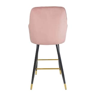 Foto 6 | Foto 6 | Silla Alta Tapizada Sillon Eames Rosa Terciopelo Rosa