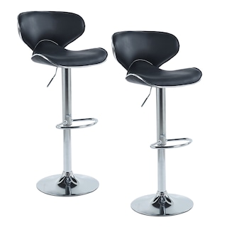 Foto 1 | Foto 1 | Set de 2 Sillas Altas Brunch Negro Modernas y Elegantes