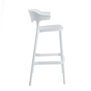 Foto 5 | Foto 5 | Set Bancos Altos Top Living Esp-altab2pack Con Respaldo Curvo Color Blanco