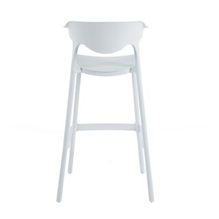 Foto 6 | Foto 6 | Set Bancos Altos Top Living Esp-altab2pack Con Respaldo Curvo Color Blanco