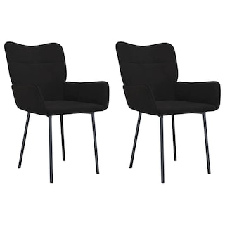 Foto 1 | Foto 1 | Sillas De Comedor Vidaxl Elegant Soft Black Velvet 2 Unidades - Venta Internacional.
