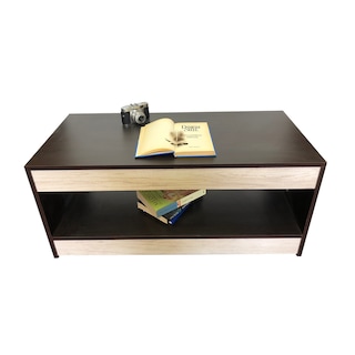 Foto 5 | Foto 5 | Mesa de Centro Auxiliar Doble Nivel Minimalista MC-DNIVEL color Marrón