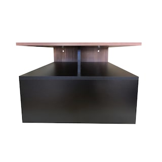 Foto 4 | Foto 4 | Mesa de Centro Genérica Doble Repisa Minimalista Negro