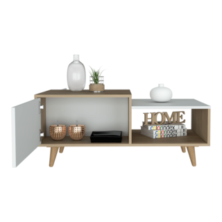 Foto 4 | Foto 4 | Mesa De Centro Trueno Beige Y Blanco Vainilla Virtual Muebles