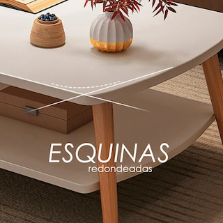 Foto 4 | Foto 4 | Mesa de Centro Rectangular Ilios Innova Minimalista Blanca