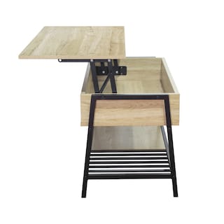 Foto 4 | Foto 4 | Mesa De Centro Top Living Beige Y Negro