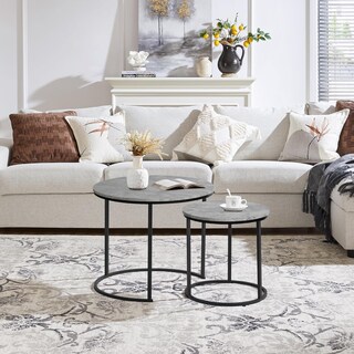 Foto 6 | Foto 6 | Set de 2 Mesas de Centro Yatahome Osric Gris