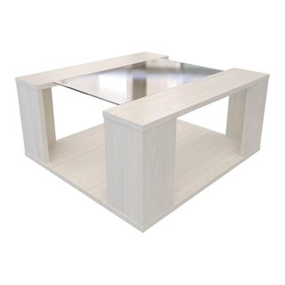 Foto 5 | Foto 5 | Mesa de Centro Maderkit con Vidrio color Niebla