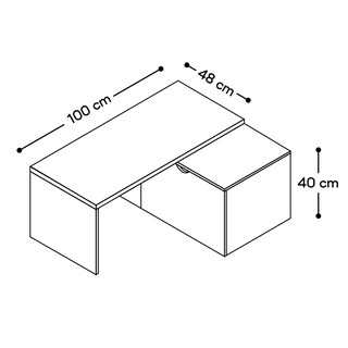 Foto 5 | Foto 5 | Mesa De Centro Mobi Danubio Blanco