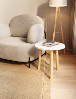 Foto 3 | Foto 3 | Mesa Auxiliar De Lámpara O Libros Pro, Mueble O Librero Color Blanco