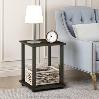 Foto 3 | Foto 3 | Mesa Auxiliar Furinno Simplistic, Juego De 2 Unidades, Color Café Espresso Y Negro - Venta Internacional.