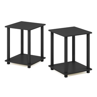 Foto 1 | Foto 1 | Mesa Auxiliar Furinno Simplistic, Juego De 2 Unidades, Color Americano Y Negro - Venta Internacional.