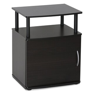 Foto 1 | Foto 1 | Mesa Auxiliar Furinno Jaya De Madera Negra Con Estante Y Almacenamiento - Venta Internacional.
