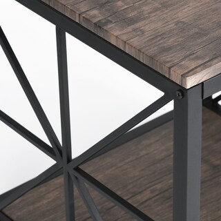 Foto 6 | Foto 6 | Mesa Auxiliar Furniturer Shape Marrón 56 X 50 X 50 Cm