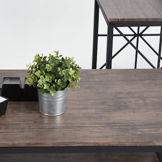 Foto 8 | Foto 8 | Mesa Auxiliar Furniturer Shape Marrón 56 X 50 X 50 Cm